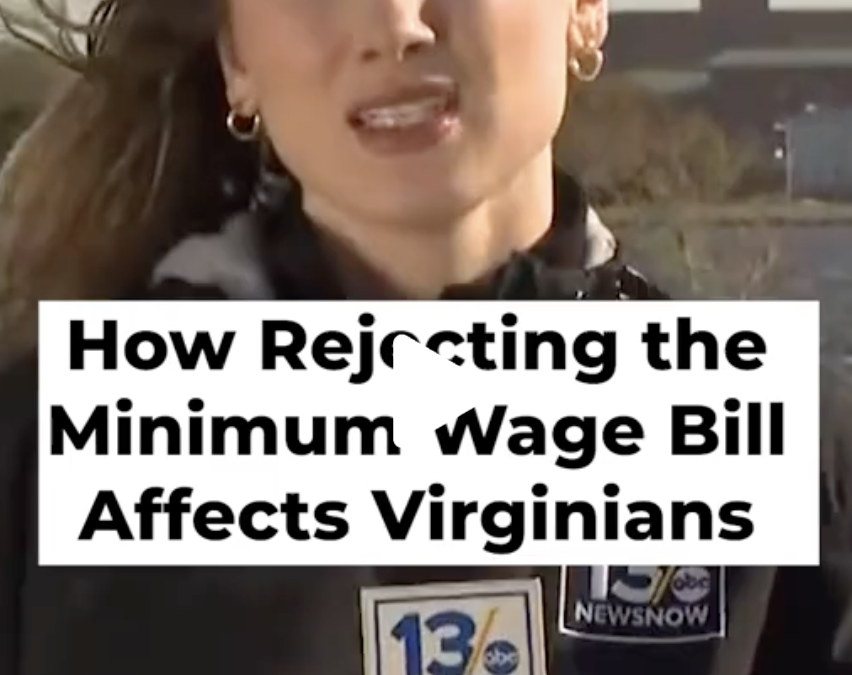 VIDEO: How rejecting the minimum wage bill affects Virginians