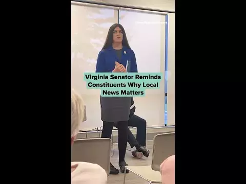 Virginia senator reminds constituents why local news matters