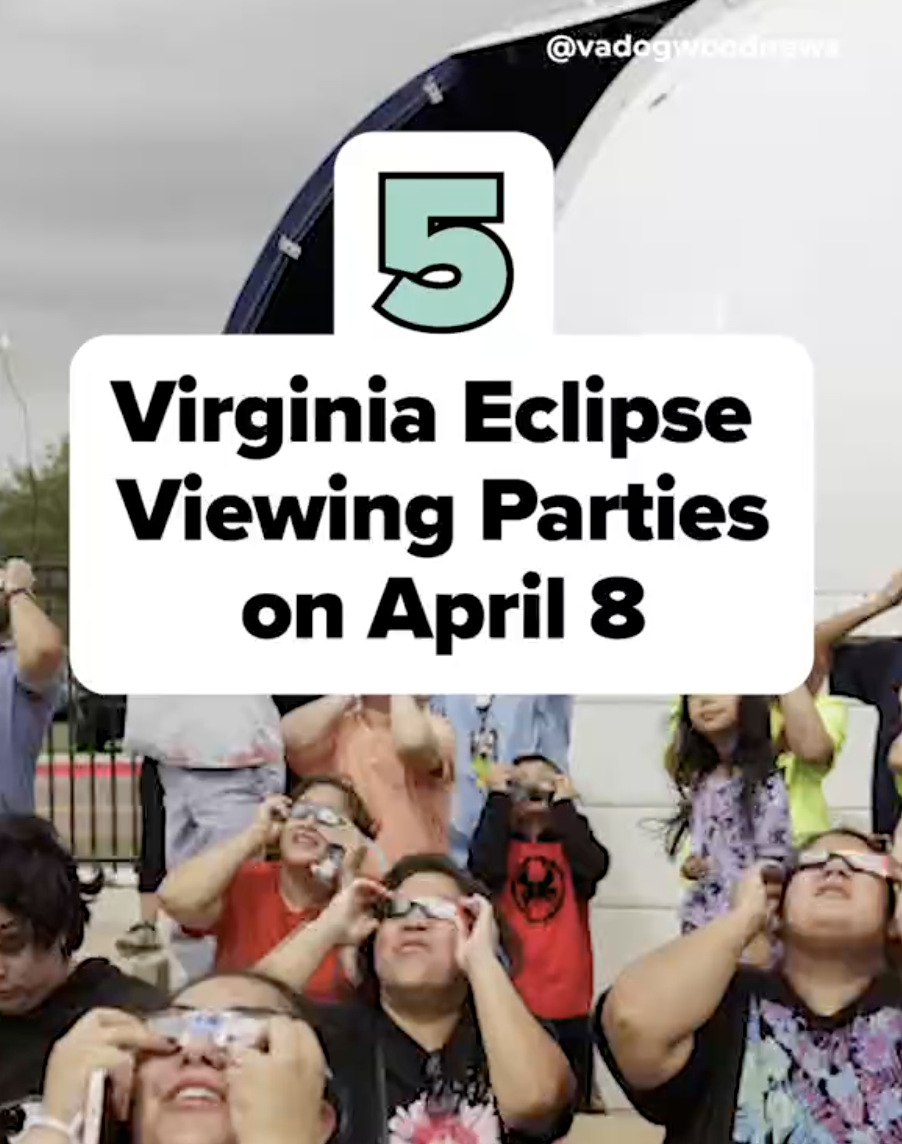 VIDEO: 5 Virginia eclipse viewing parties on April 8 VIDEO: 5 Virginia eclipse viewing parties on April 8