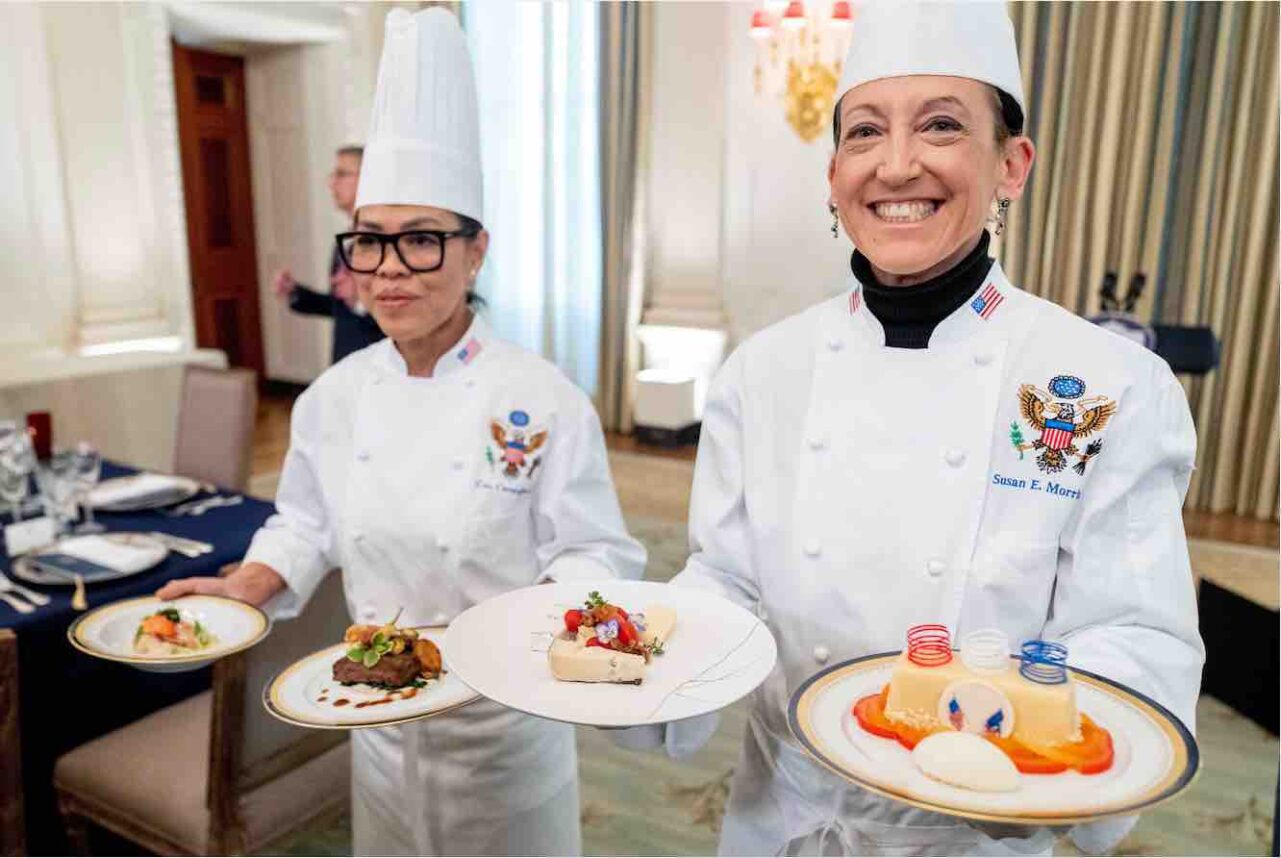 Female White House chef duo has dished up culinary diplomacy at state dinners for nearly a decade Female White House chef duo has dished up culinary diplomacy at state dinners for nearly a decade