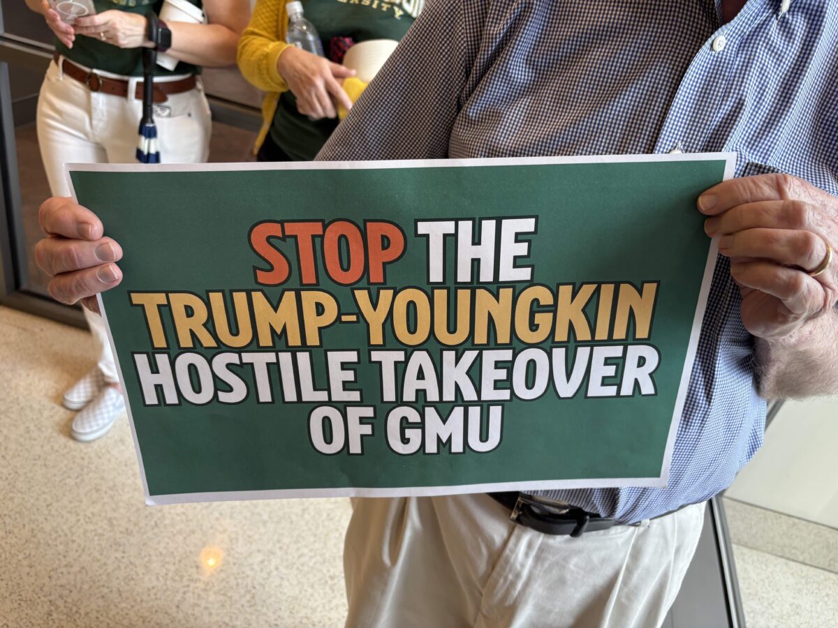 Professors, campus community rally against Trump attacks on GMU, UVA Professors, campus community rally against Trump attacks on GMU, UVA